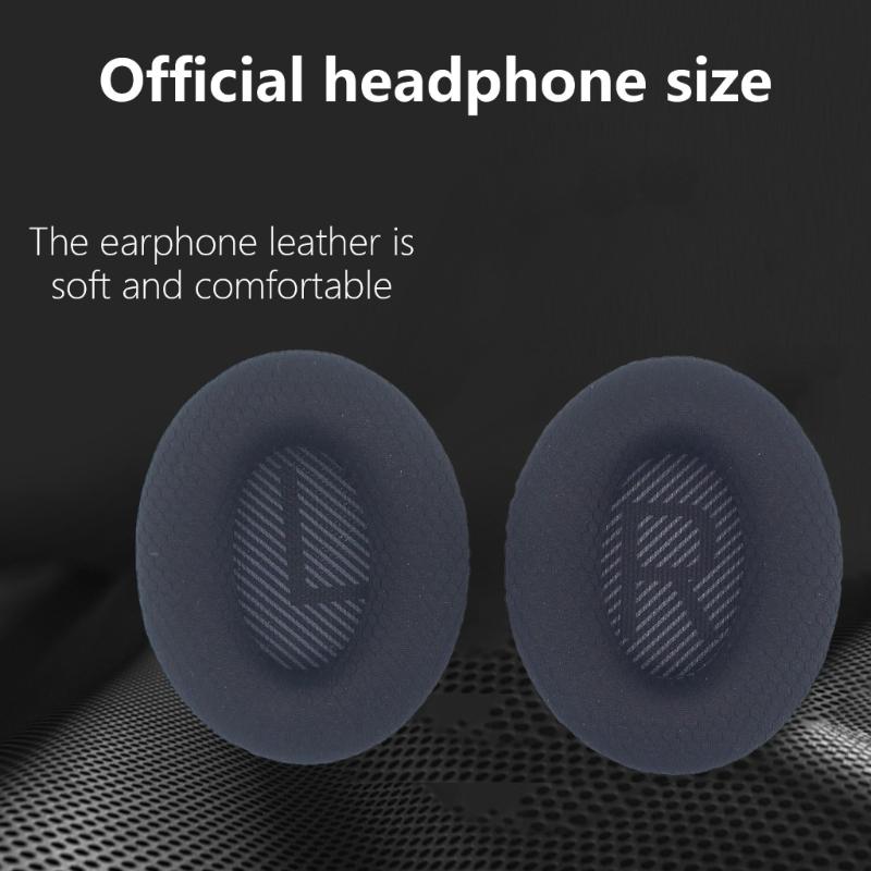 Komfort-Ohrpolster für QC45 QC35 QC25 QC2 QC15/Over-Ear 2 AE2i AE2w Kopfhörer Geräuschunterdrückende Ohrpolster Ohrmuschel