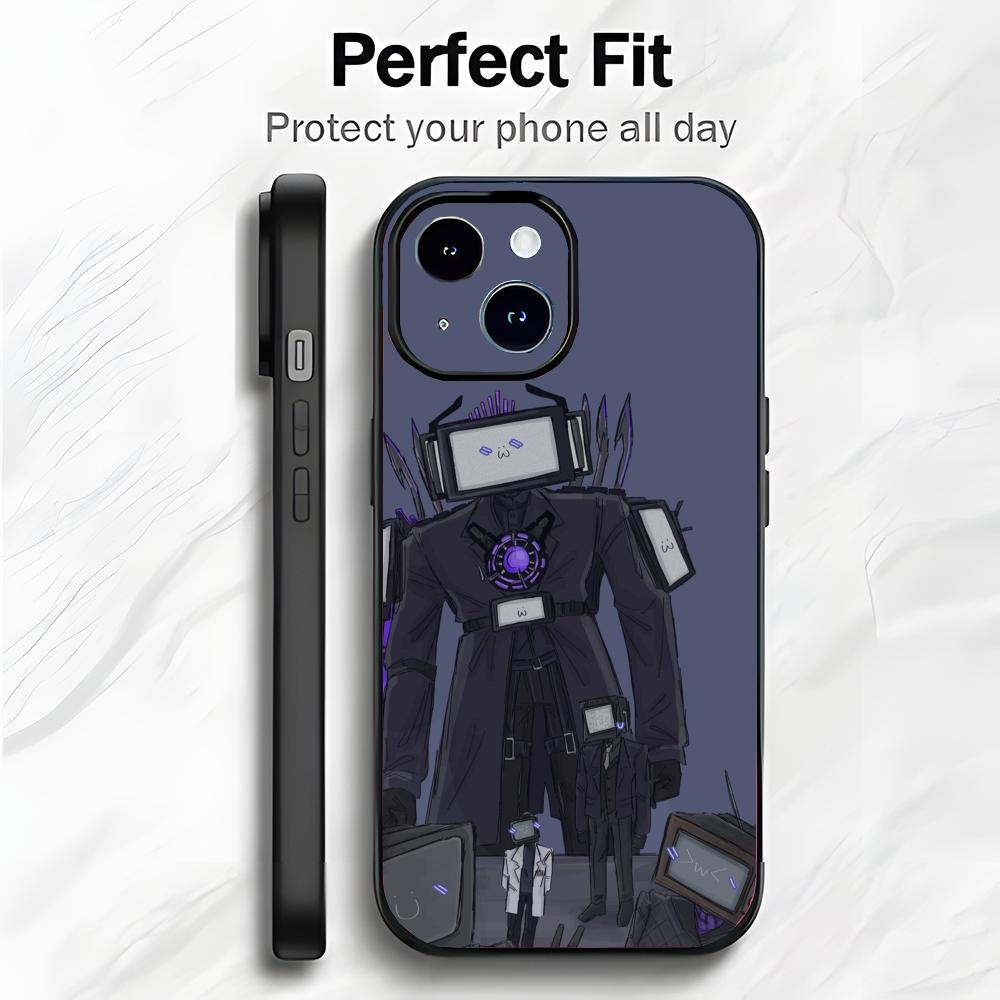 Art S-Skibidi Toilet Internet Meme Phone Case Phone Case Soft Packaging Lightweight For iPhone17 16 15 14 13ProMax