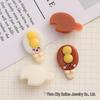 DIY Double Yolk Popsicle Simulation Food Toy - Resin Accessories for Hair Clips, Phone Cases, Water Cups, and Crocs Decor.