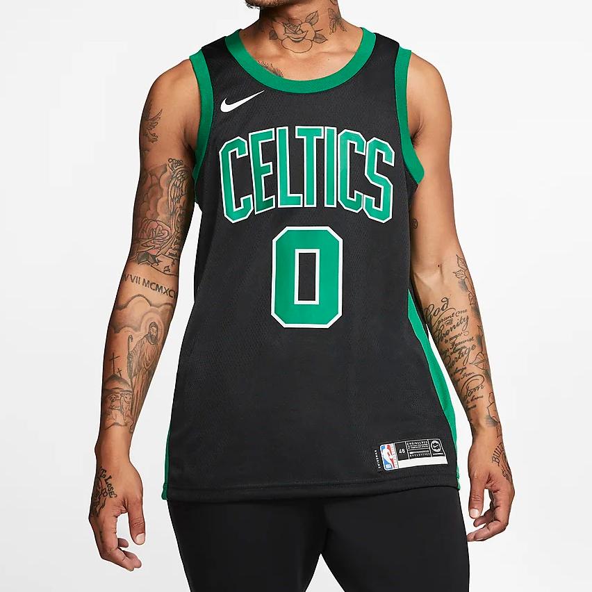 Nike NBA Statement Edition Swingman Jersey, Boston Celtics Tatum #0 Men Sports Jersey Black 877198-012