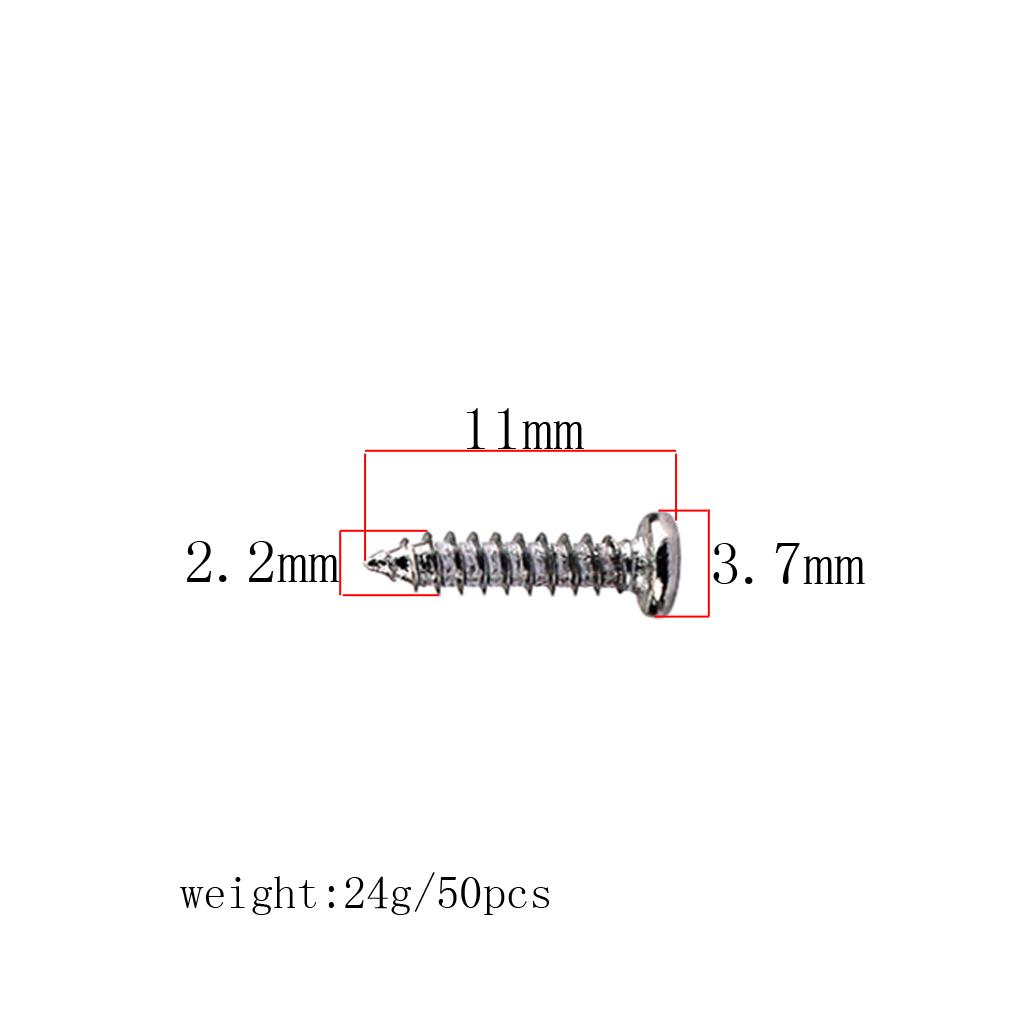 200Pieces Tuning Peg Mounting Screws for Guitar