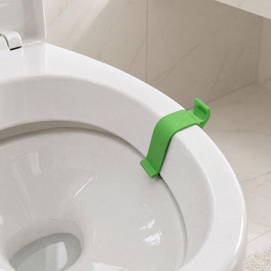 Upevňovací příslušenství pro vyrovnání sedátka WC, Klipový stabilizátor sedátka do koupelny, Jednodílná 3D tištěná instalace bez vrtání, Zacvakávací upevnění, Hluk kývajícího se sedátka WC