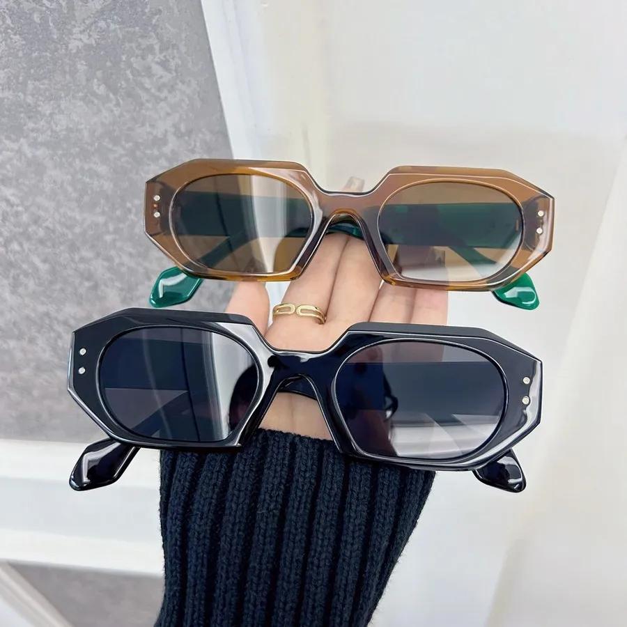 Retro Quadratische Designer Sonnenbrille Frauen Männer Kleine Rahmen Vintage Sonnenbrille Weiblich Männlich Marke Mode Oculos De Sol