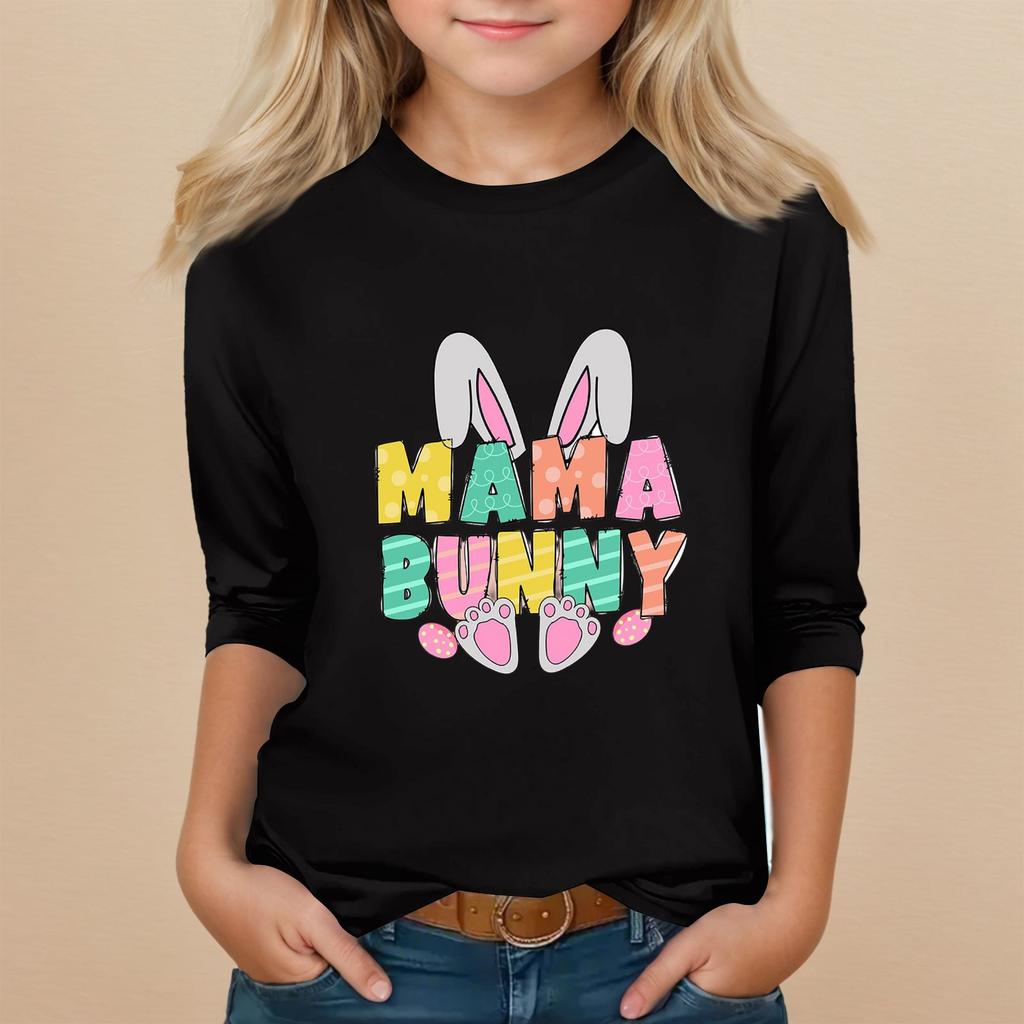 Kinder Siebenärmel Rundhals Oberteil Valentinstag Bedruckt Alltags Freizeit Oberteil