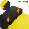 Plastic Curb Ramp Lightweight Anti-Slip Wheel Chock Bike Accessories Car Threshold Ramp  Driveway