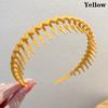 Women Simple Colorful Matte Toothed Hairbands Broken Hair Finishing Headband Outdoor Hair Hoop Headwear  Hair Accessories
