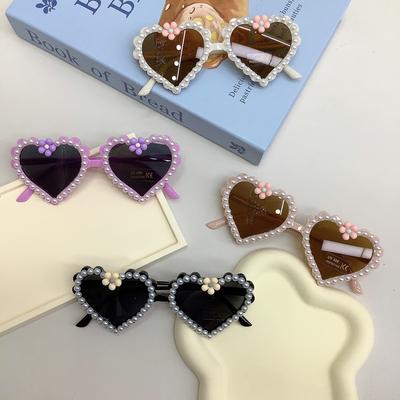 Personalized Sticky Diamond Children'S Sunglasses Cute Fashion Wear Photo Boys And Girls Sunglasses Children Sunshade Glasses Tide