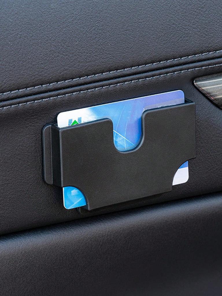 Universal Car Card Organizer, Multi-Functional Sun Visor Card Holder, Storage for ETC & Parking Cards, Car Interior Accessory