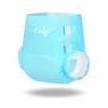 LittleForBig Adult Diapers Pant Style [Plain] Thick High Absorbency Diaper Pants Tape Style 2-Pack Blue L