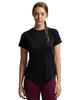 Women's Polyester Fabric Relaxed Fit Half Sleeve Breathable Mesh Active Wear T-Shirt