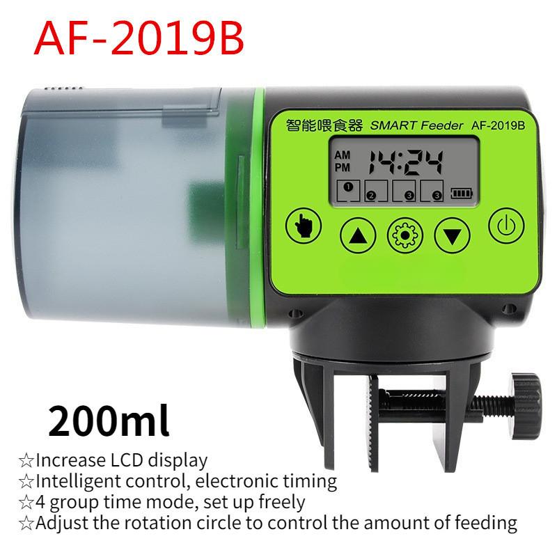 200ML Automatic Fish Tank Feeder Intelligent Timing Feeder Aquarium Large Capacity Fish Feeding Dispenser