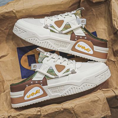Vulcanized Shoes Men Breathable Flat Sneakers Male Summer Walking Shoes For Men Trend Street Style Sneakers Man