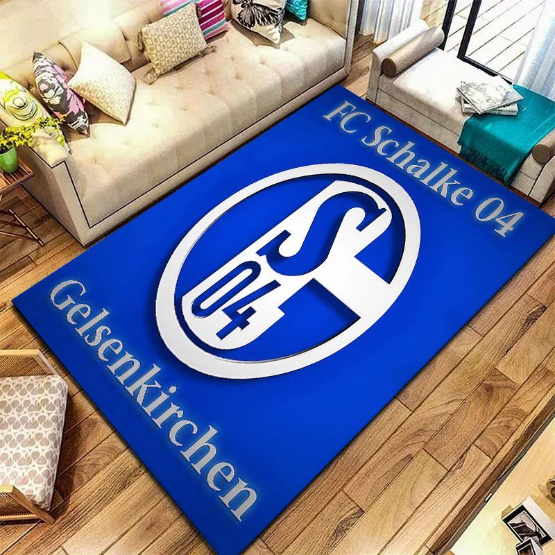FC Schalke 04 Carpet Rug for Living Room Bedroom Home Sofa Decoration,Kids play Non-slip Floor Mat