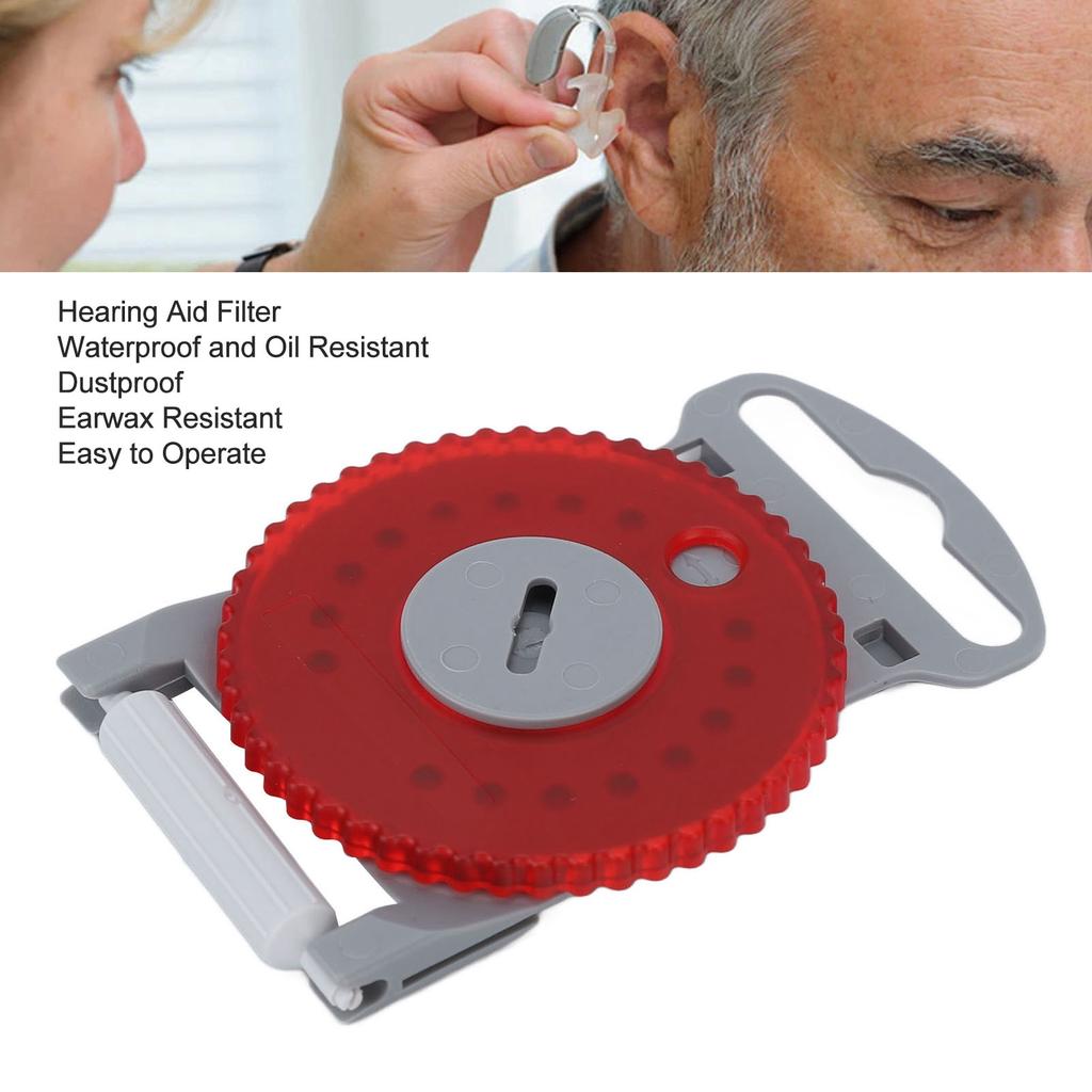 Hearing Aid Filters HF4 Wax Guard Filter Earwax Guard Replacement Wax Filter Dust Trap Filter for Hearing Aid