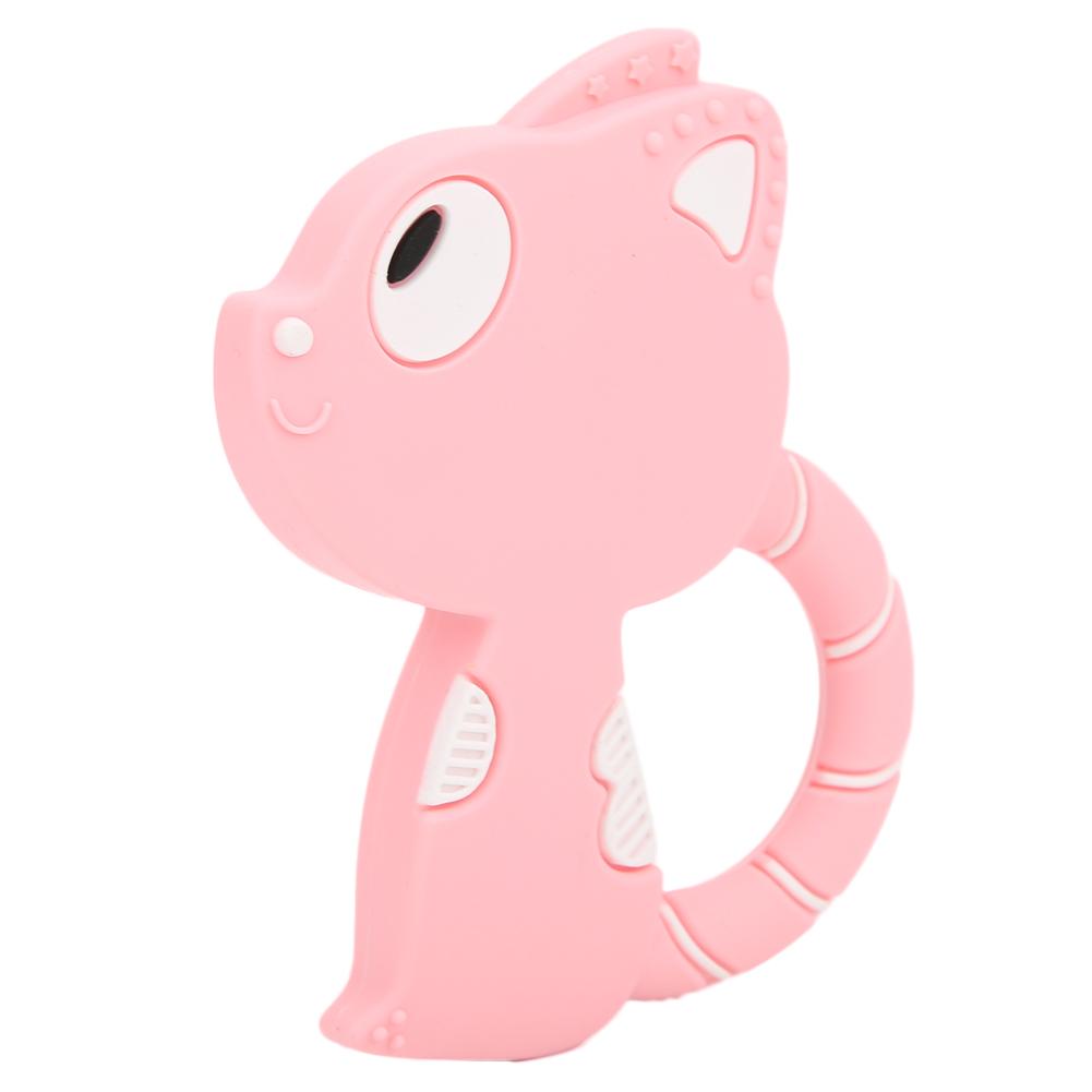 Baby Teething Toys Cute Cartoon Animal Shape Silicone Teether for Baby Kid Children