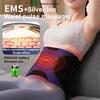 EMS Waist Massager Pulse Slimming Belt with Micro-current Assisted Exercise Hot Compress for Body Shaping