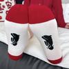 Cotton Horse Red Socks Zodiac Year Horse Mid-calf Socks Fashion Women Tube Socks  Women