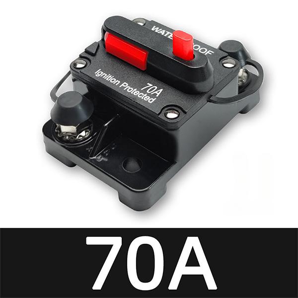 11A to 111A 11V-18V Circuit Breaker Power Protect Fuse Trolling with Manual Reset Waterproof Car Boat Manual 11A 81A 111A 111A