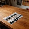Customizable Sizes 104PCS Car Decals Easy Installation Design