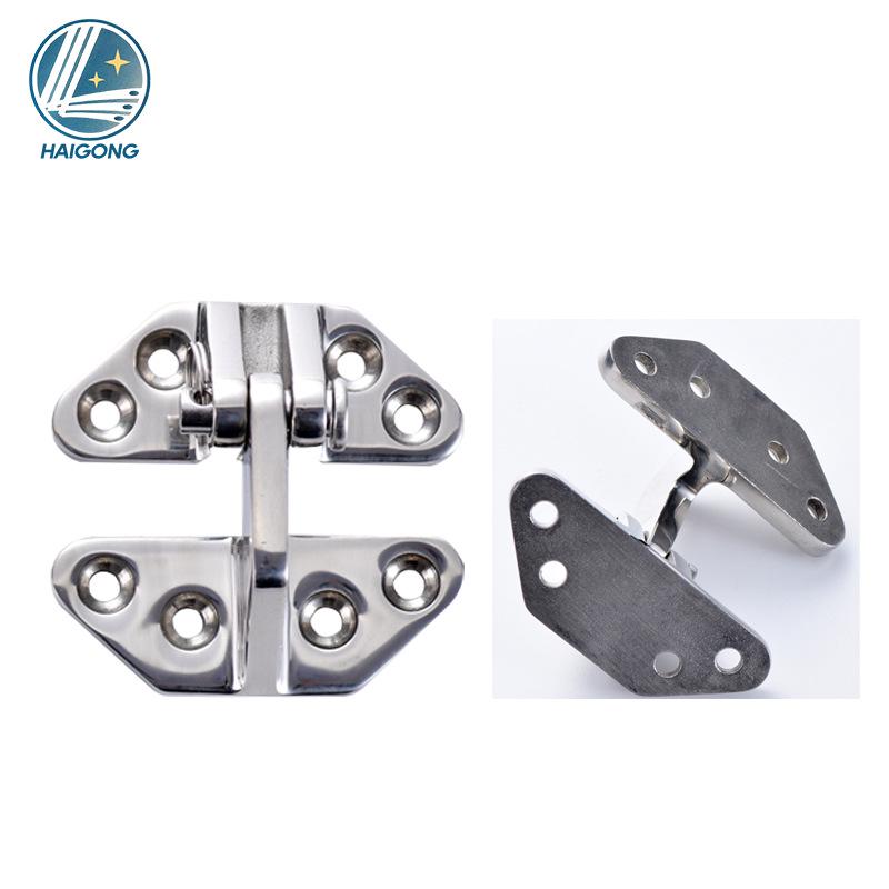 Stainless Steel 316 Heavy Duty Butterfly Flip Hinge for Marine, Yacht, and RV Hardware