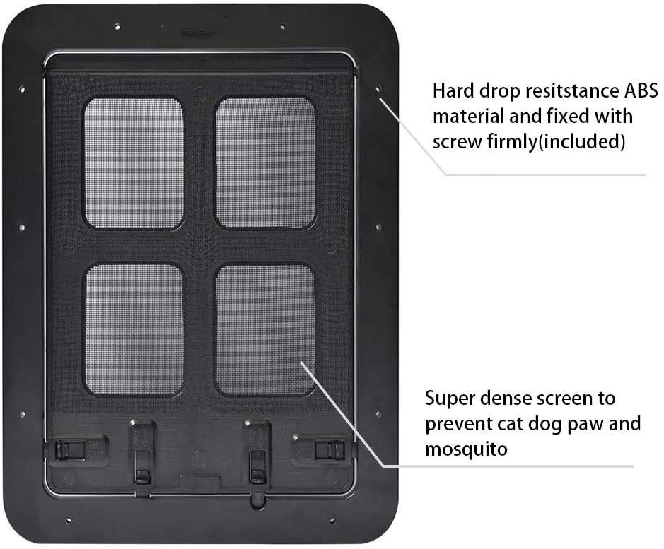 New Universal Pet Screen Door with Entry/Exit Control – Anti-Bite Design for Cats and Dogs