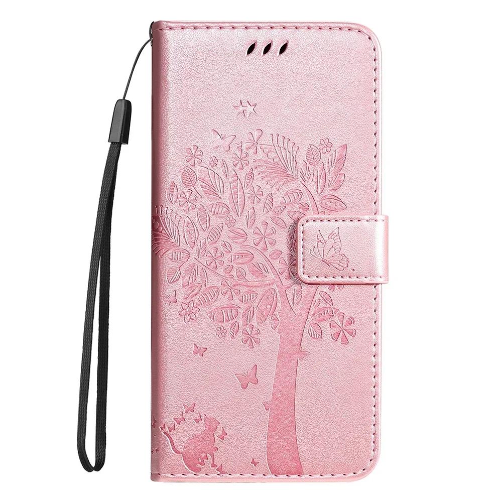3D Embossed Pattern Flip Case For Moto G06 G56 G86 G05 G15 G55 G85 Stand PU Leather Wallet Cover Card Holder Strap