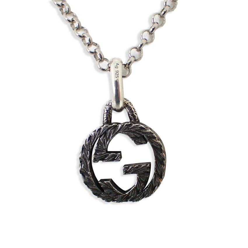 

[Б/у] GUCCI SV925 переплетенный кулон/ожерелье/g410-27