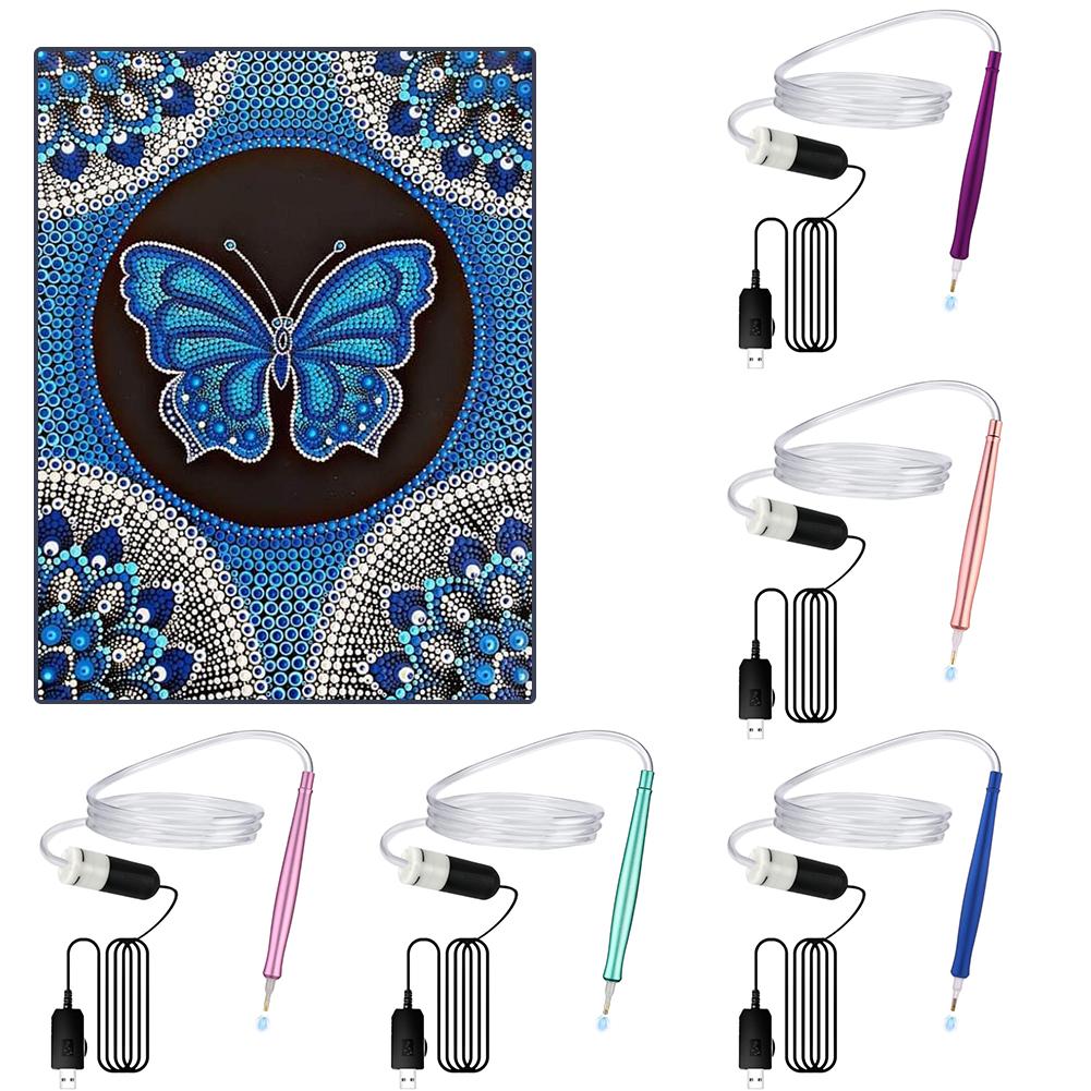 DIY Stift Kreuzstich Zubehör Bohrer Kunst Stift Applikator Tragbar Saugperlen Zubehör L3E2