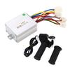 Brush Controller Throttle Grip Kit Good Heat Dissipation Electric Bike Controller Kit 24V 350W