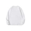 Li Ning Badminton Series Solid Color Logo Pullover Fleece Sweatshirt Unisex Sweatshirt White AWDTD83-2