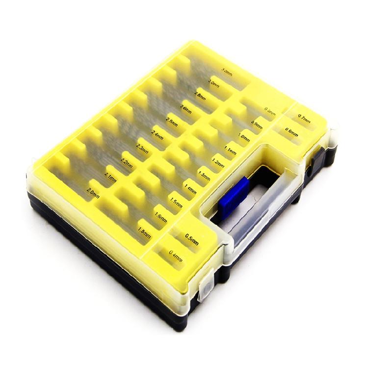 150 Stück HSS Mini Spiralbohrer-Set für Harzschmuck Nüsse Bernstein Oliven