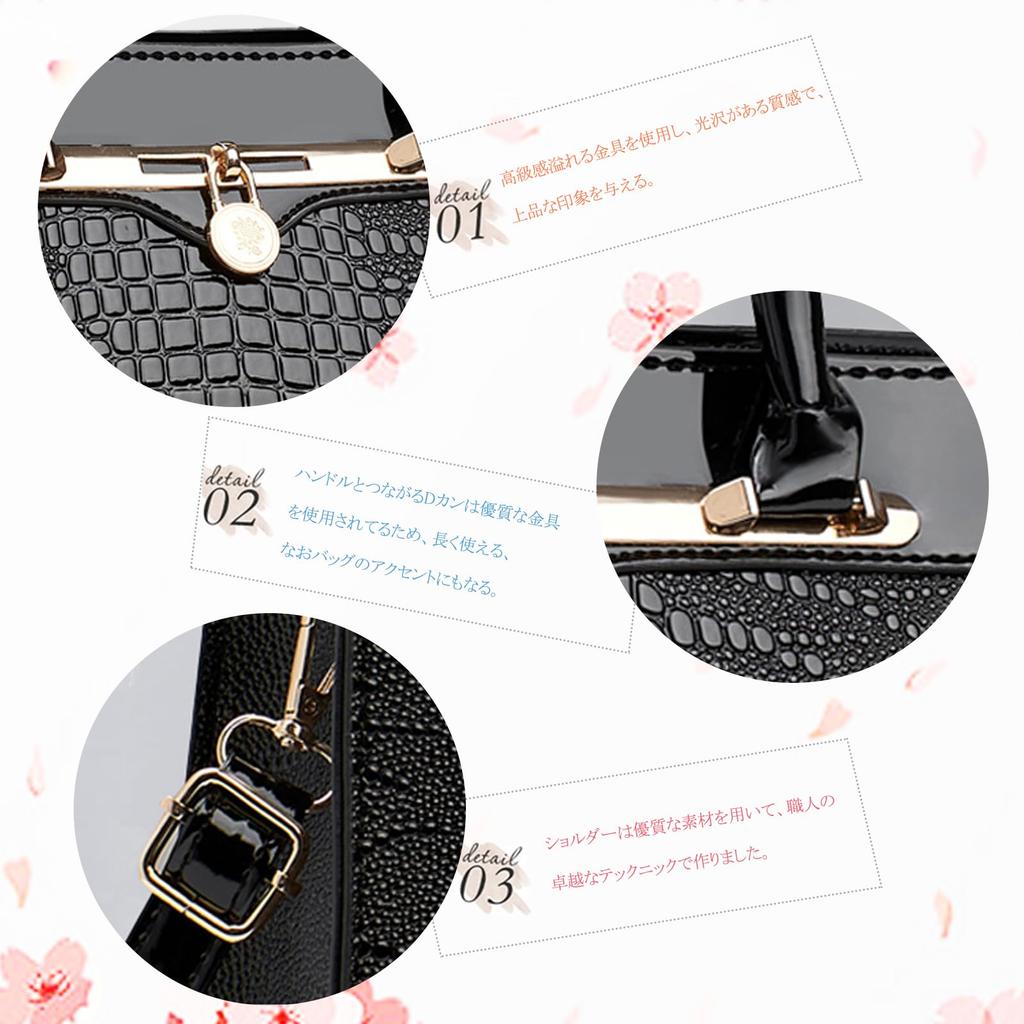 Bolso de Mano de Dos Capas con Grabado de Cocodrilo para Mujer NICOLE & DORIS, Gran Capacidad, Piel PU Impermeable con Divisores, Bolso de Hombro de Dos Vías, Bolso Cruzado,