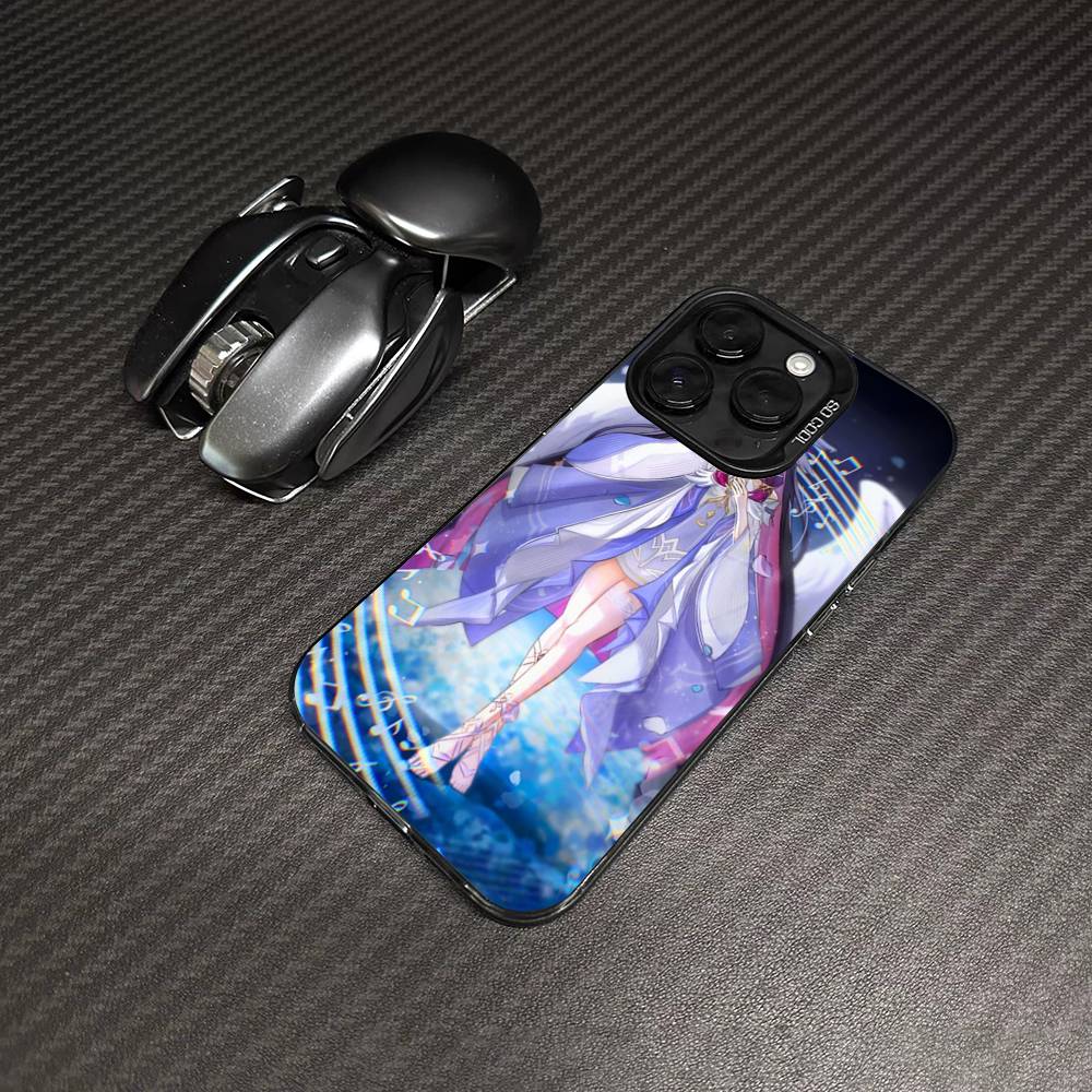 Genshin Impact Columbina For iPhone 17 16 15 14 13 12 11 Pro Max Plus Matte Color Back Phone Cover