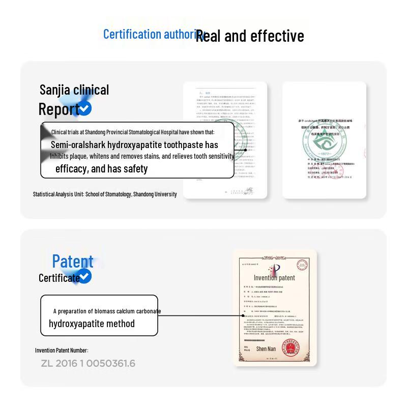 Semibright Hydroxyapatite Professional Repair Whitening Toothpaste