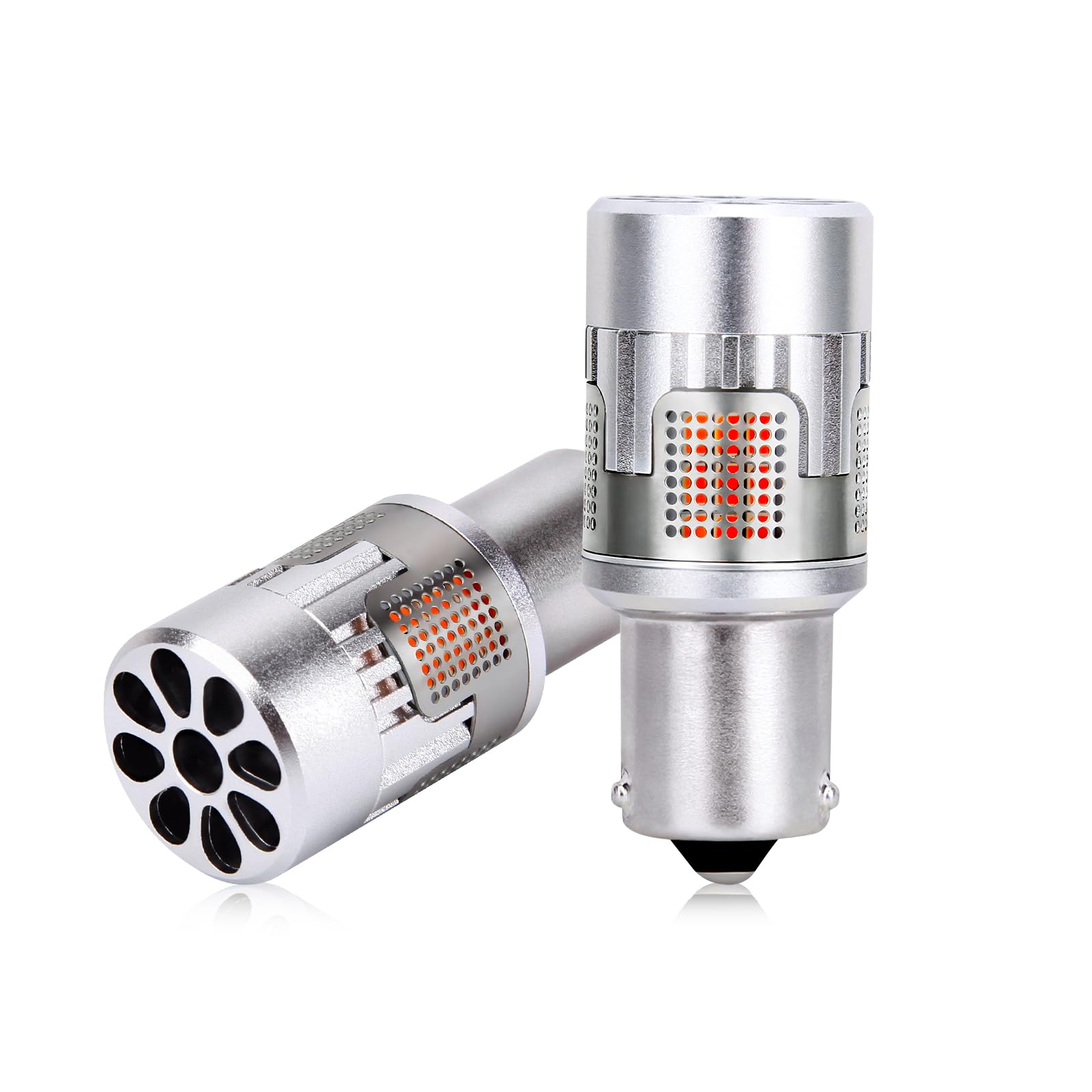 OPPLIGHT S25 LED turn signal with different pin angle High S25 pin angle difference 150 degree pin