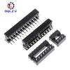 IC-Sockel 6P/8P/14P/16P/18P/20P/24P/28P DIP IC-Sockel Adapter Löttyp 28-Pin Schmaler Körper DIP-Sockel MCU-Sockel 24PIN