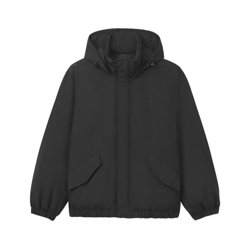 Унисекс теплая повседневная пуховая куртка Levi s XL чёрный