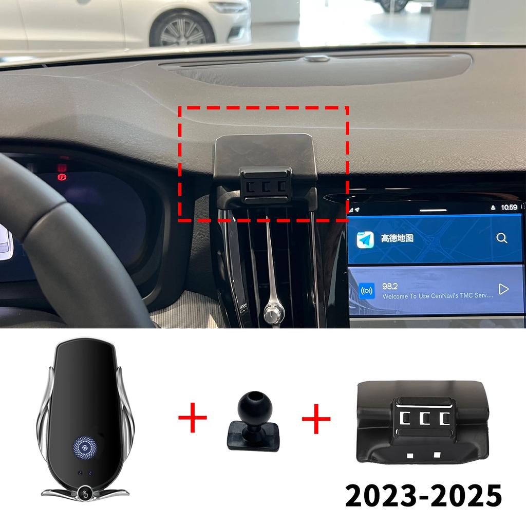 Car Mobile Phone Holder Accessories for Volvo S60 V60 ~2025 GPS Bracket Navigation Stand Auto