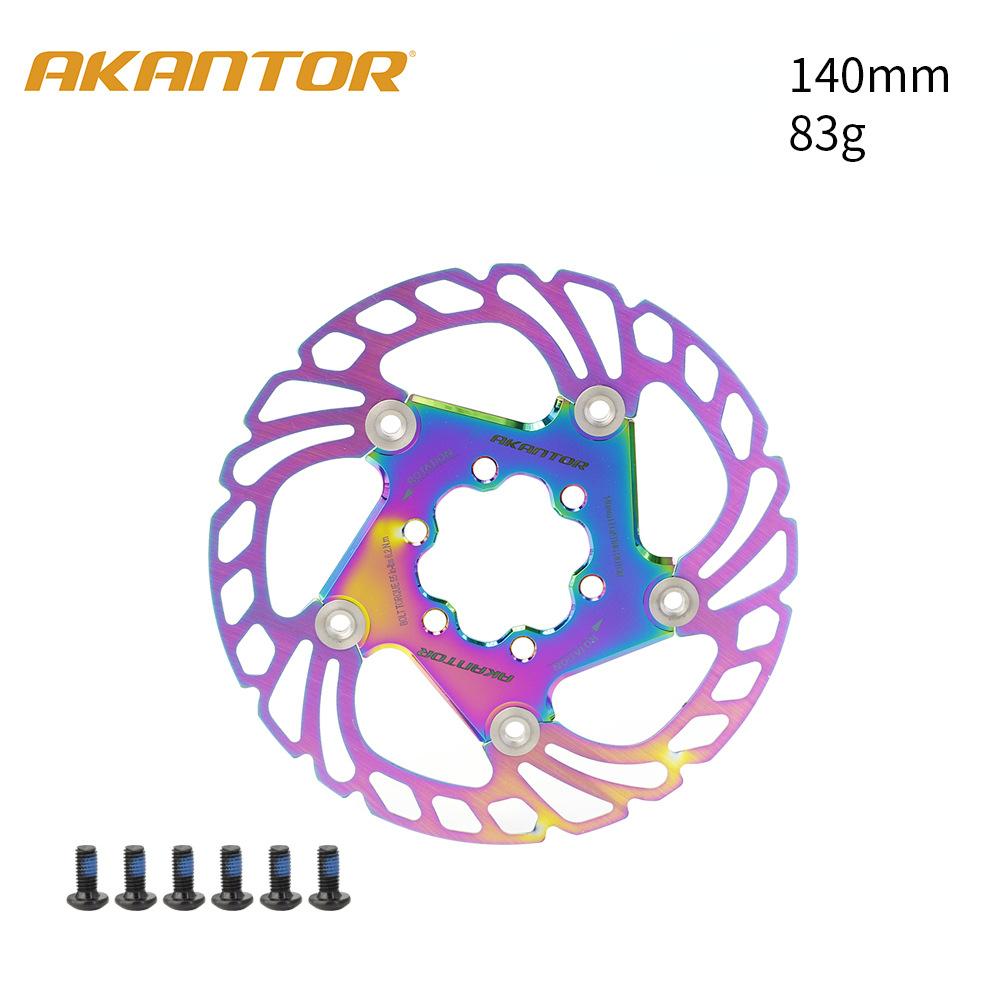 

AKANTOR MTB велосипедные тормозные роторы 160/180/203 мм, ротор дисковых тормозов, дорожный тормозной ротор для горного велосипеда, плавающие роторы для велосипеда 140mm