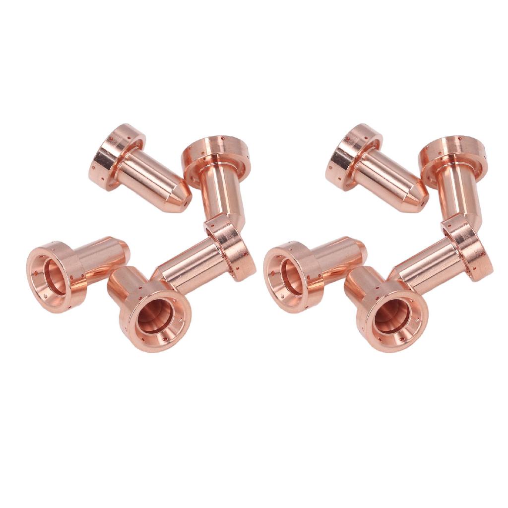 10Pcs 9 8211 Nozzle 60A Brass Plasma Cutting Torch Nozzle Replacement for SL60 SL100