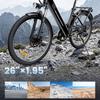 Electric Bicycles UcityS Rower Elektryczny Miejski 26'' 90km 5 Biegów Dla Dorosłych 120kg