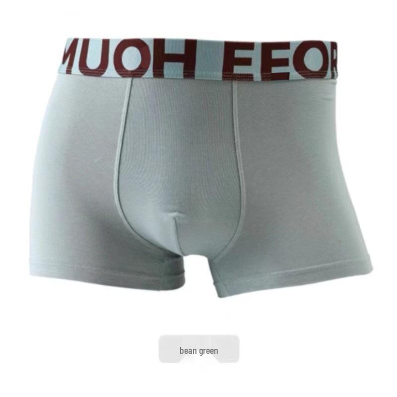 Men's Pure Cotton Antibacterial Boxer Briefs - Comfortable, Breathable, Mid-Rise Shorts