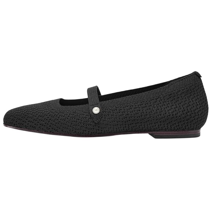 Skechers Cleo Square Comfortable Soft Chunky Heel Mary Jane Shoes Women shoes Black 159057-BLK 35