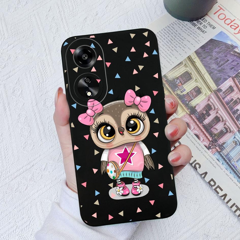 Candy Color Cute Cat Phone Cases For Oppo A7 A15 A55 A1K A35 A52 A1 A11 Liquid Silicone High Quality Anti Fall Protective Shell For Oppo Bumper Covers