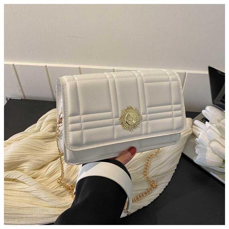 

Премиум текстура нишевая женская сумка-цепочка 2024 новая модная маленькая квадратная сумка весенний взрыв сумка-мессенджер через плечо белый