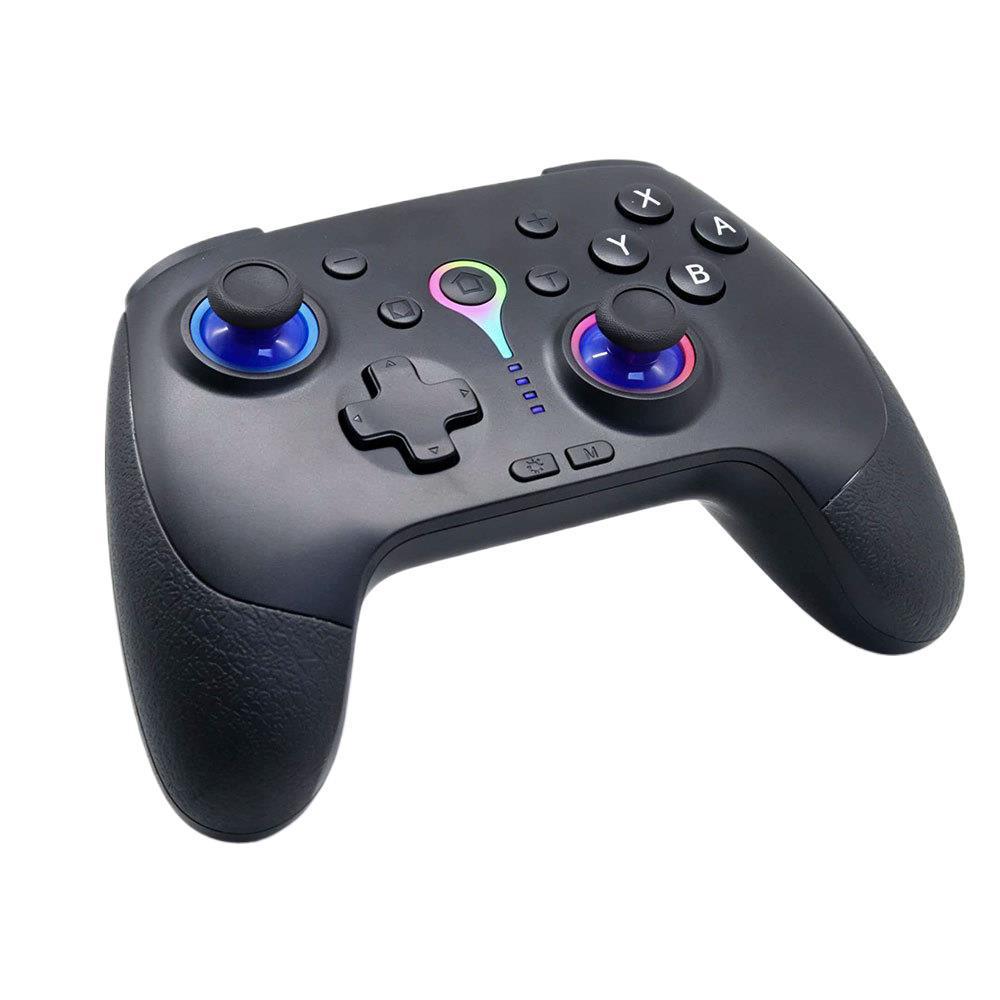 Bluetooth Game Controller: Somatosensory Vibration & Macro, Compatible with PC, Steam, Hall Joystick