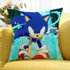 anime SSonics Cute  Various Sizes Square Pillow Case For Car Home Bedchamber Decor