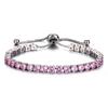 Luxury 4mm Cubic Zirconia Tennis Bracelets Iced Out Chain Crystal Wedding Bracelet For Women Men Gold Color Bracelet