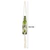 Bar Decor Hand Knitting Wine Bottle Holder Cotton Rope Bohemian Style Bottle Storage Bag Water Bottle Carrier Hiking Activity