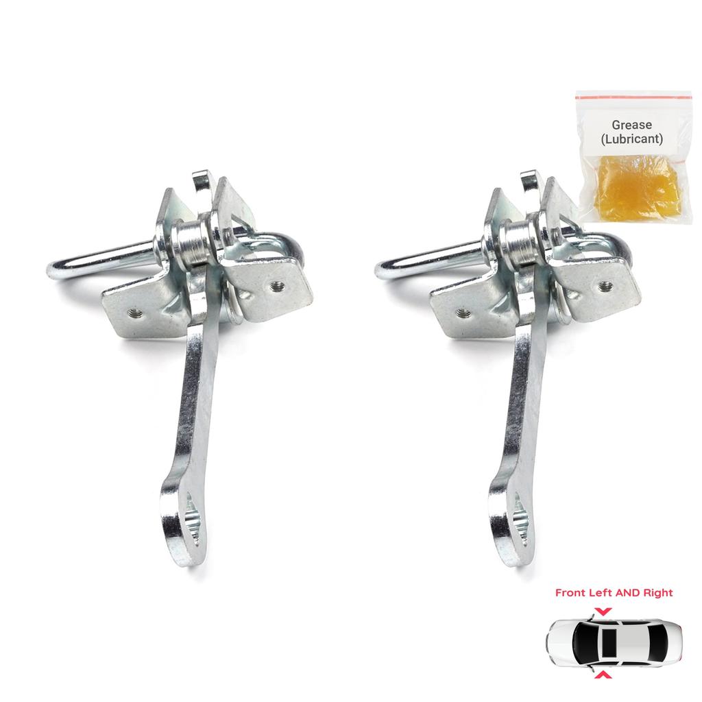 BDP727-1 2 Pieces Front Left AND Right Door Hinge Stop Check Strap Limiter for Vauxhall Opel Omega B 1994-2003 Cadillac Catera 1997-2001 5160232